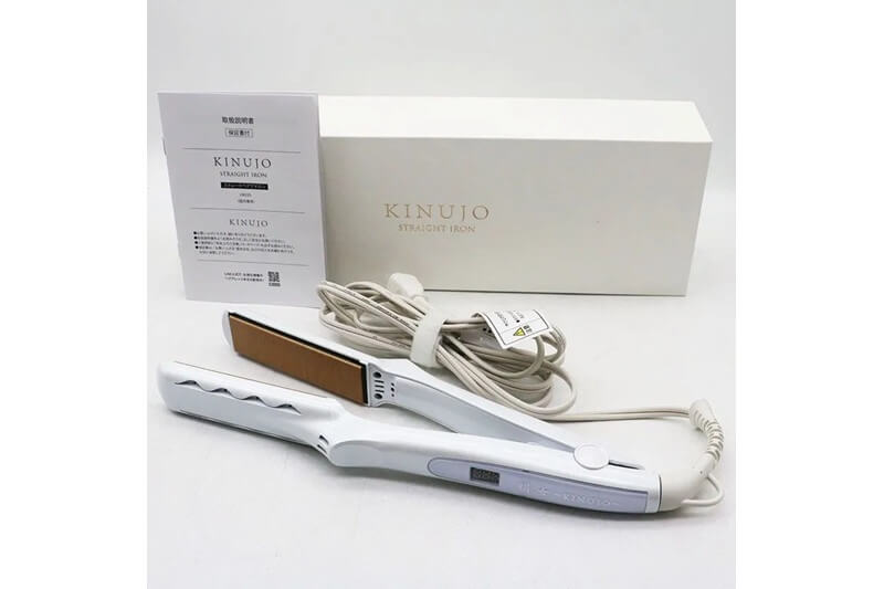 絹女 KINUJO ストレートアイロン パールホワイト LM225